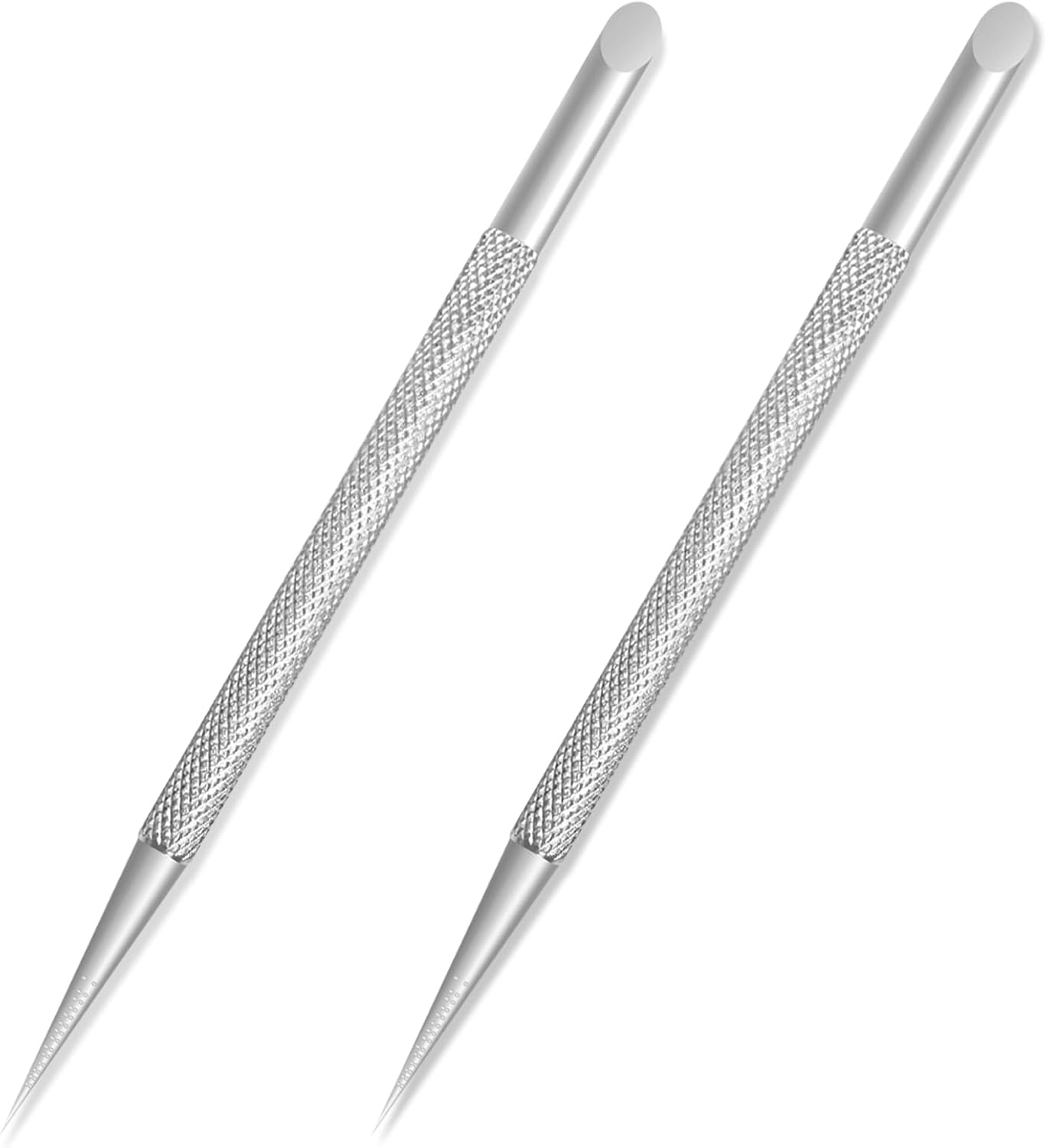 TEAONE Sided Cuticle Remover, 2 PCS Nail Art Pusher for Fingernails, Toenails (12Cm/4.72In) image number 2