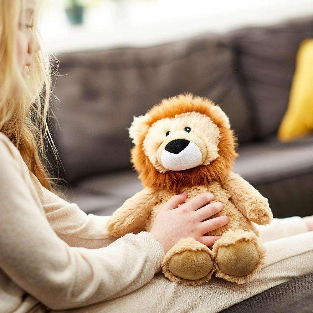 Intelex Cozy Microwavable Heatable Plush, Lion by Intelex image number 1