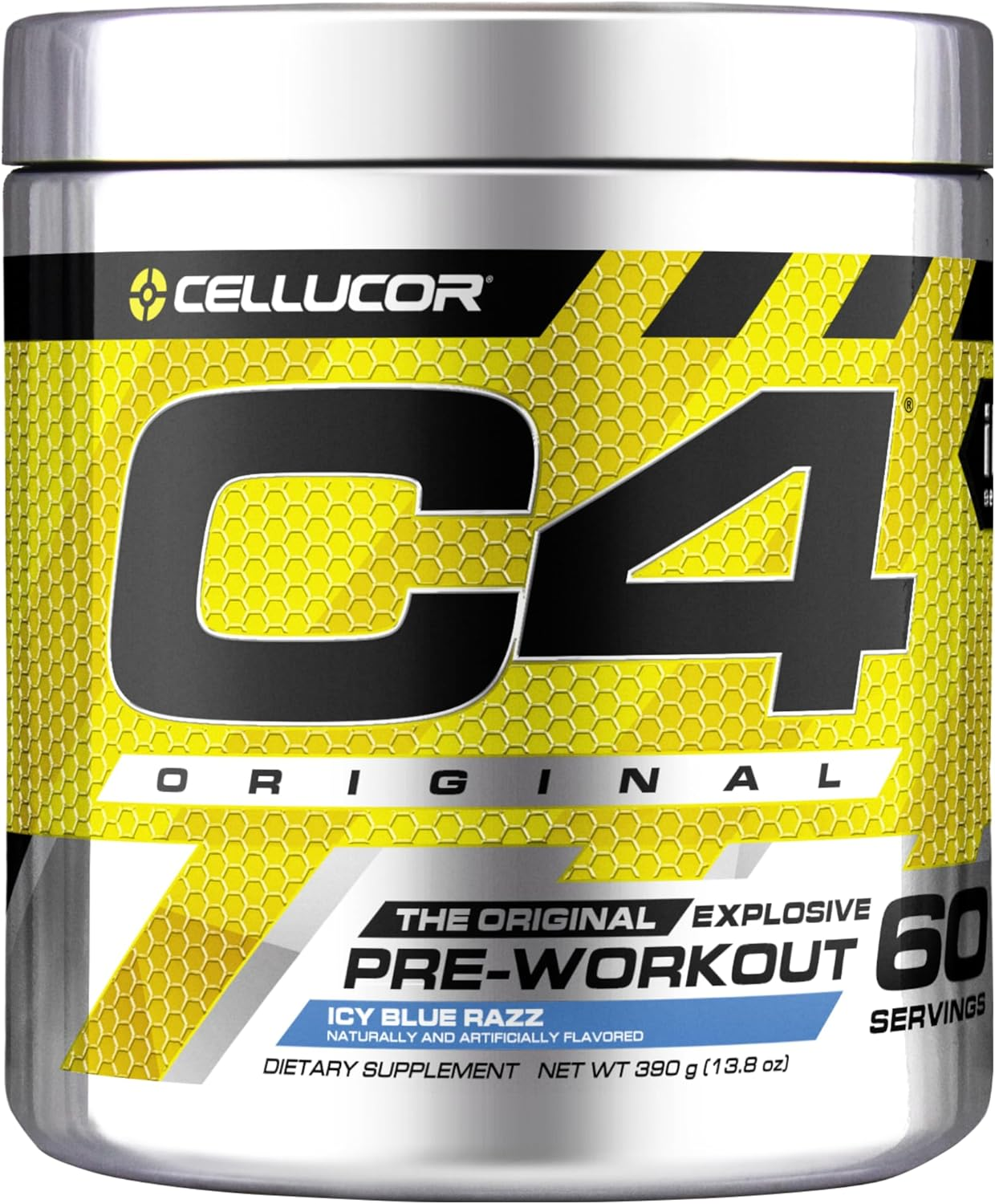 Cellucor C4 Original ID Series 60 Serves Pre Workout (Icy Blue Razz) image number 5
