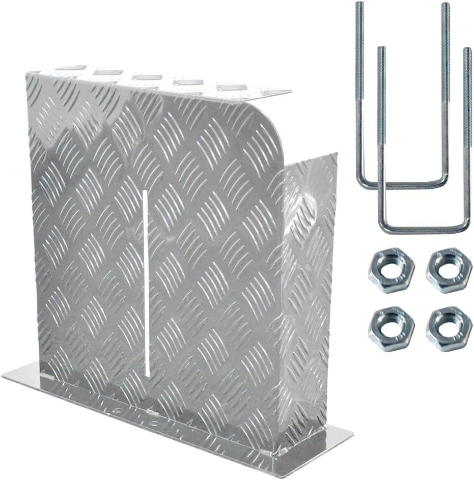 Base Mount Aluminium Diesel Heater Fuel Tank Cover Black/Silver Left/Right (BASE-M TANK COVER L-S) image number 4