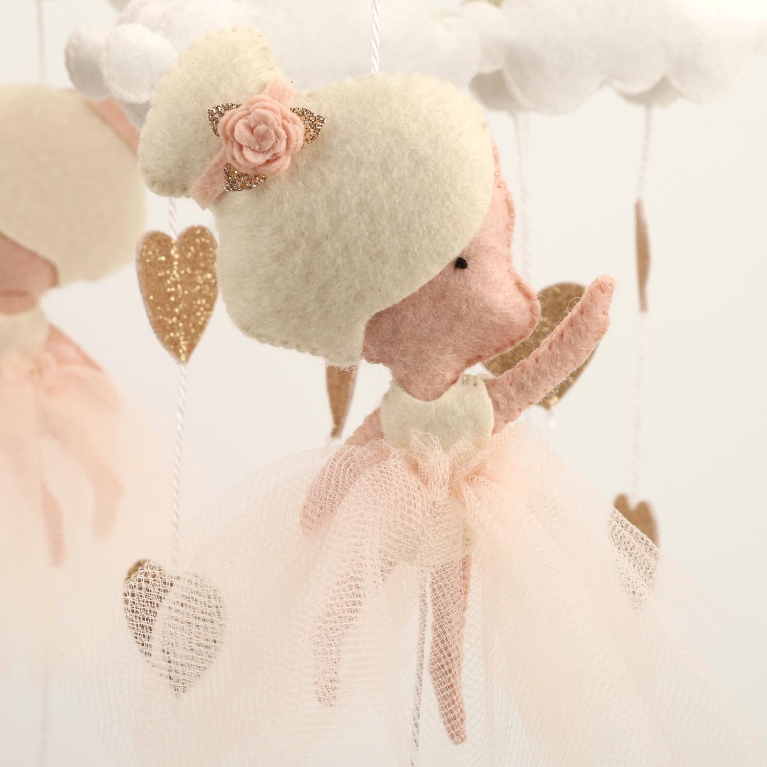 Ballerina Mobile for Baby Girl Ballerina Baby Crib Mobile Ballet Nursery Decor New Born Gift image number 1
