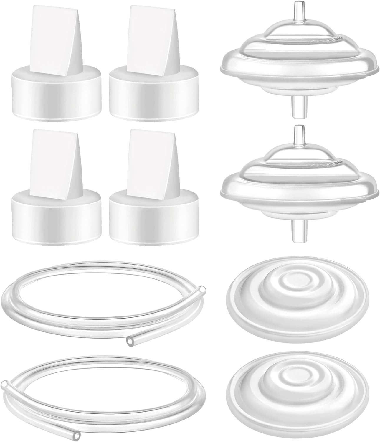 Maymom Pump Parts Compatible with Spectra S1 S2 9 plus Breastpump Replace Backflow Protector Membrane Duckbill Valve Tube Spectra S1 S2 Replacement Pump Parts image number 1