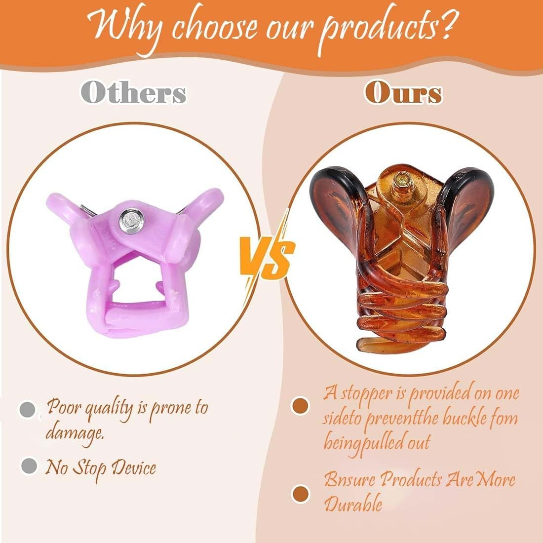 BDEPSTR Small Hair Clips, Pack of 40 Small Hair Clips, Mini Hair Clips for Women, Non-Slip Hair Clips for Women and Girls image number 1