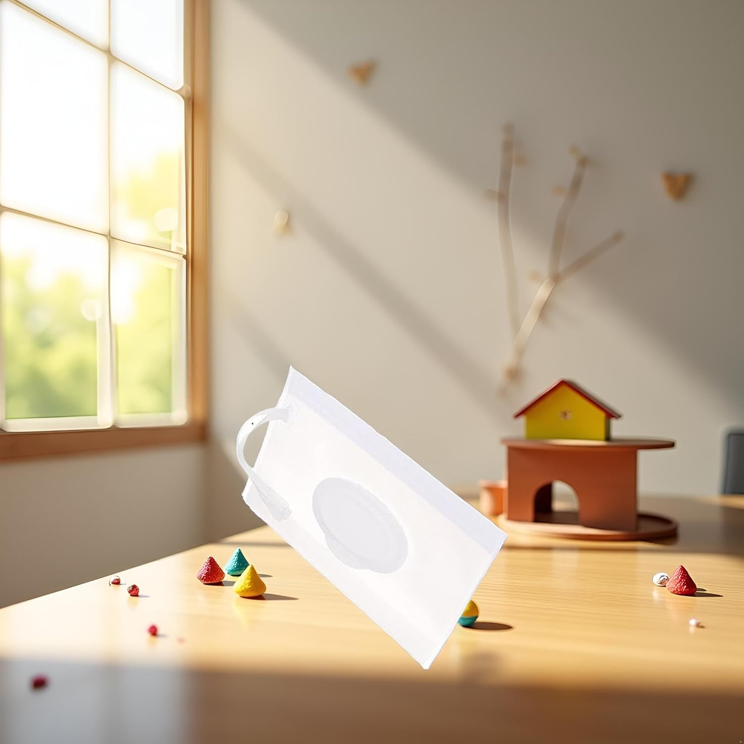 Baby Wipe Case Travel Holder Keeps Wipes Moist Set of Wet Wipes Holders Travel Wipes Case Cases Portable Travel on the Go Refillable Dispenser Container Waterproof Wipe Container with Sealed Zippe image number 4