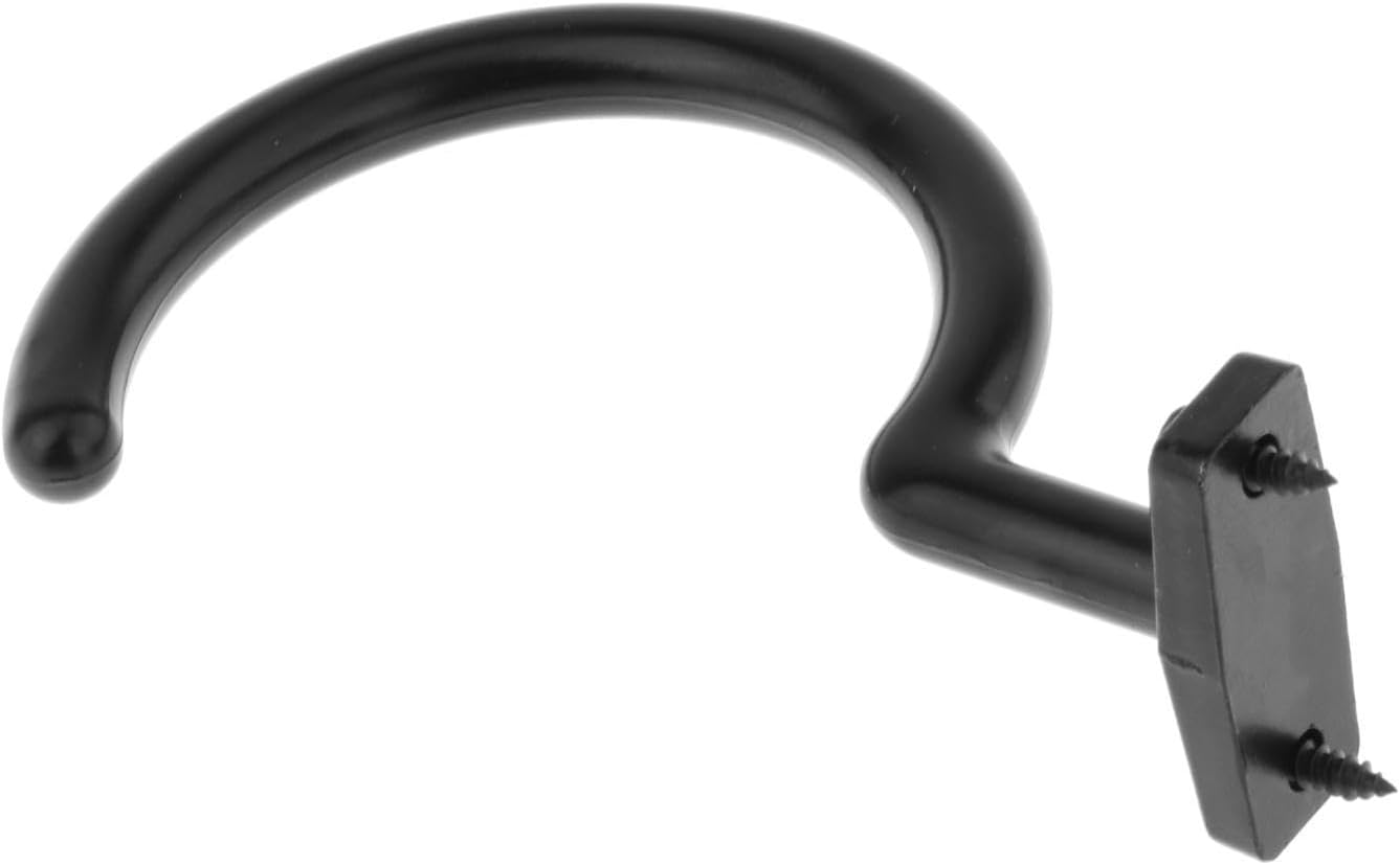 Black Snooker Billiard Table Board Cue Hook, Bridge Rod and Ball Rack Hooks, Bridge Rod Pool Table Rack for Games, Snooker Table, Indoor Supplies