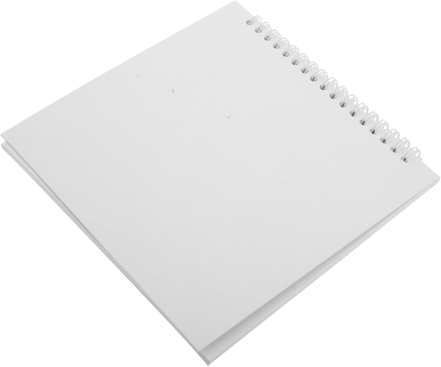 FIXOSHEE Blank Hardcover Scrapbook White Pages for Diy Photo Book Album Craft Projects