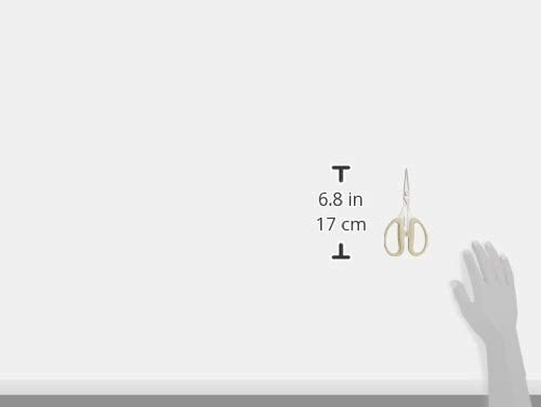 Misuzu Silky All-Purpose Scissors, 6.5 Inches (165 Mm), Gray