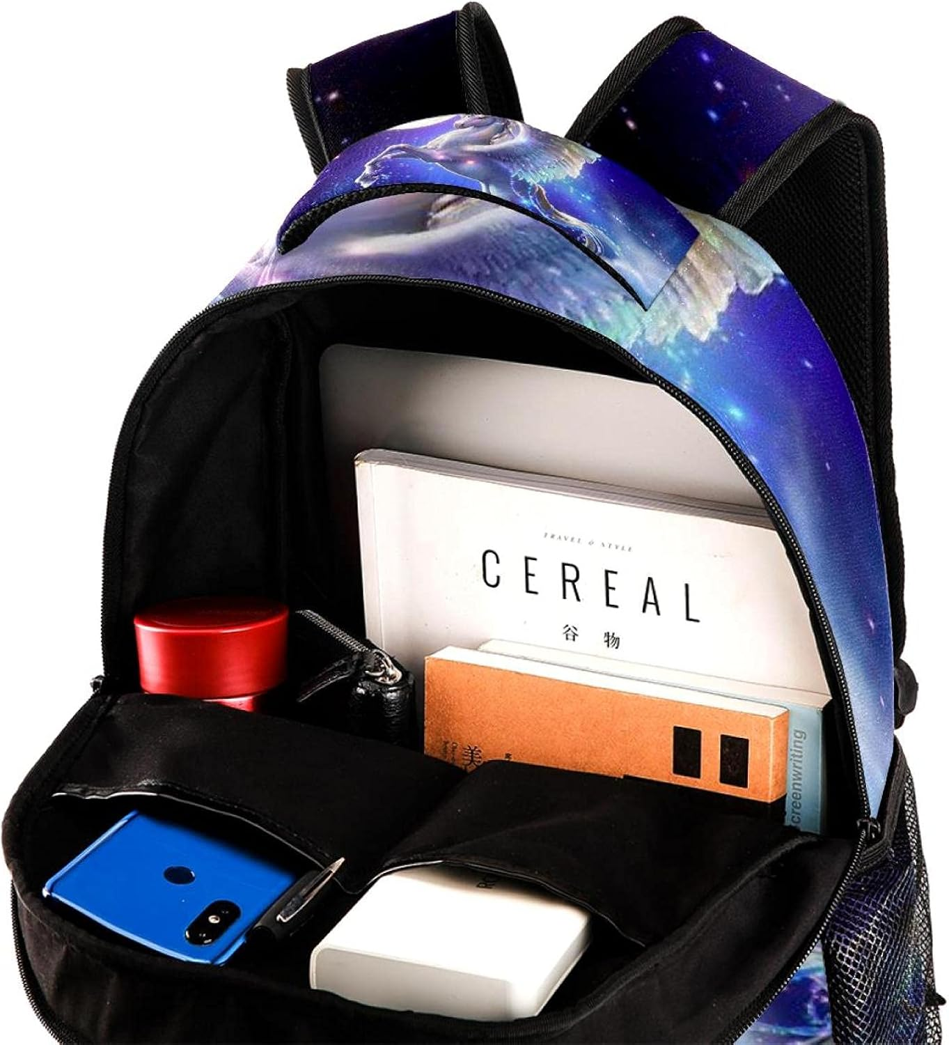 Unicorn Backpack Students Shoulder Bags Travel Bag College School Tote Backpacks image number 2