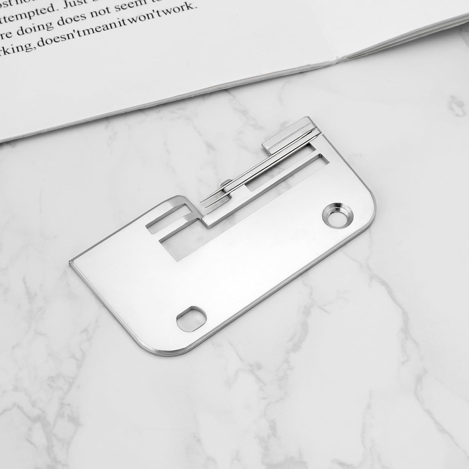 VGOL Sewing Machine Needle Plate #788601007 Needle Plate Metal Needle Plate Compatible with Janome Serger 1110DX, 434D, 504D, 634D, 788D, 8002D image number 6