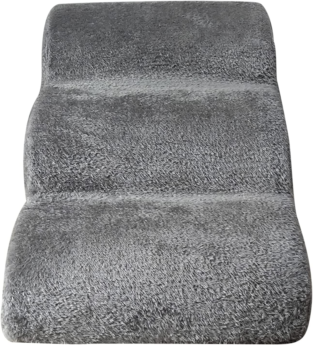 ZIEM Dog Stairs Pet Ramp for Bed - 3 Tiers Training Steps with Removable and Washable Cover image number 3