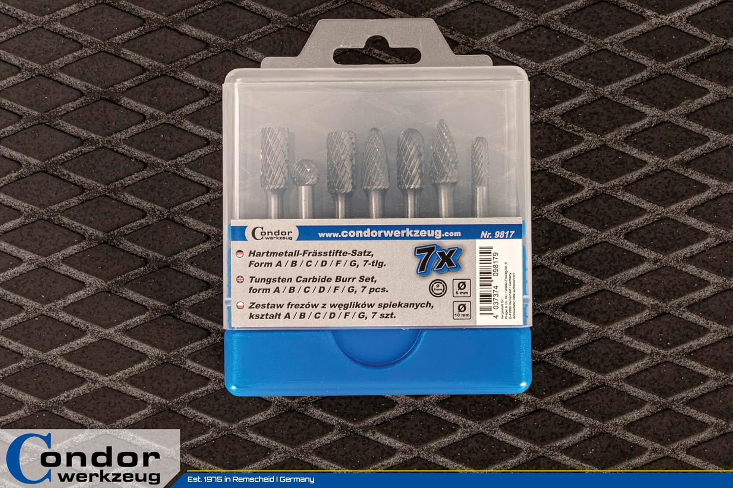 Condor Carbide Burr Set 7 Pieces image number 4