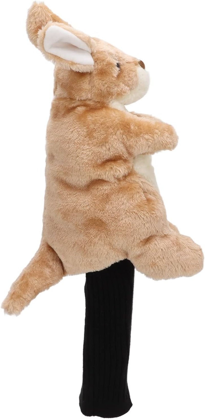 EVTSCAN Golf Club Head Cover, Soft Plush Universal Driver Headcover with Animal Kangaroo Shape, Fits All Standard Driver Head Sizes up to 460Cc