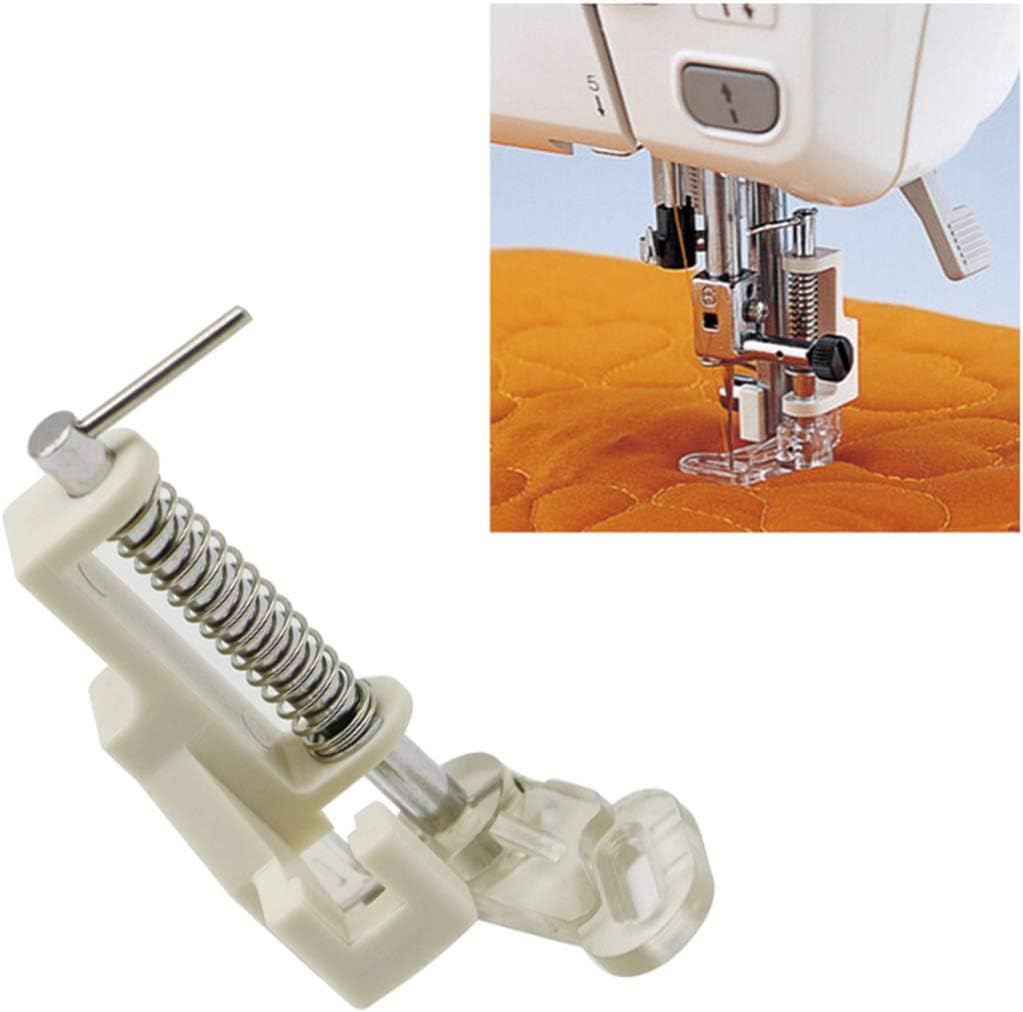 3Pcs Large Metal Darning/Free Motion Sewing Machine Presser Foot for All Low Shank Brother Singer Babylock Janome and More Sewing Machines - Include Close Toe, Open Toe and Quilting Foot image number 3