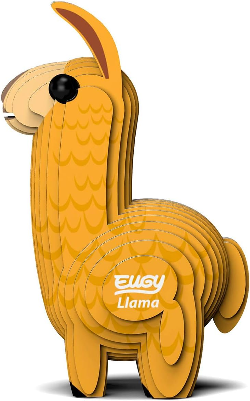 EUGY 034 Llama 3D Puzzle - 20 Piece Eco-Friendly Educational Toy Puzzle for Boys, Girls & Kids Ages 6+ image number 1