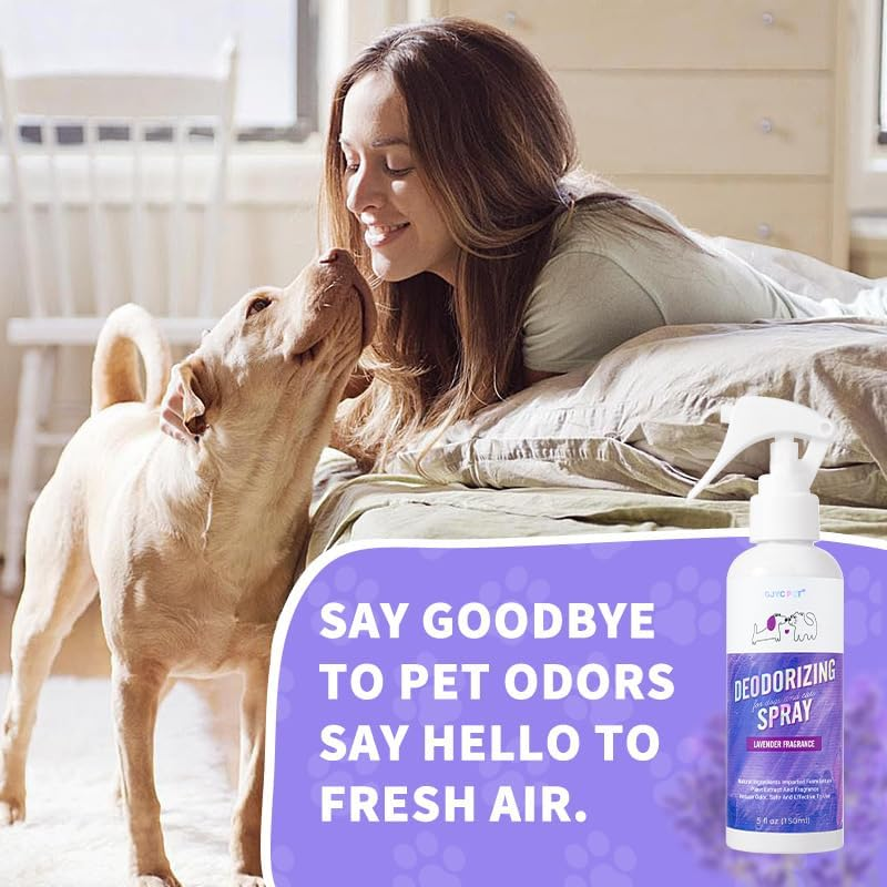 Pet Deodorizing Spray with Lavender Fragrance, 150Ml, for Litter Boxes, Pet Cages, and Pet Areas image number 6
