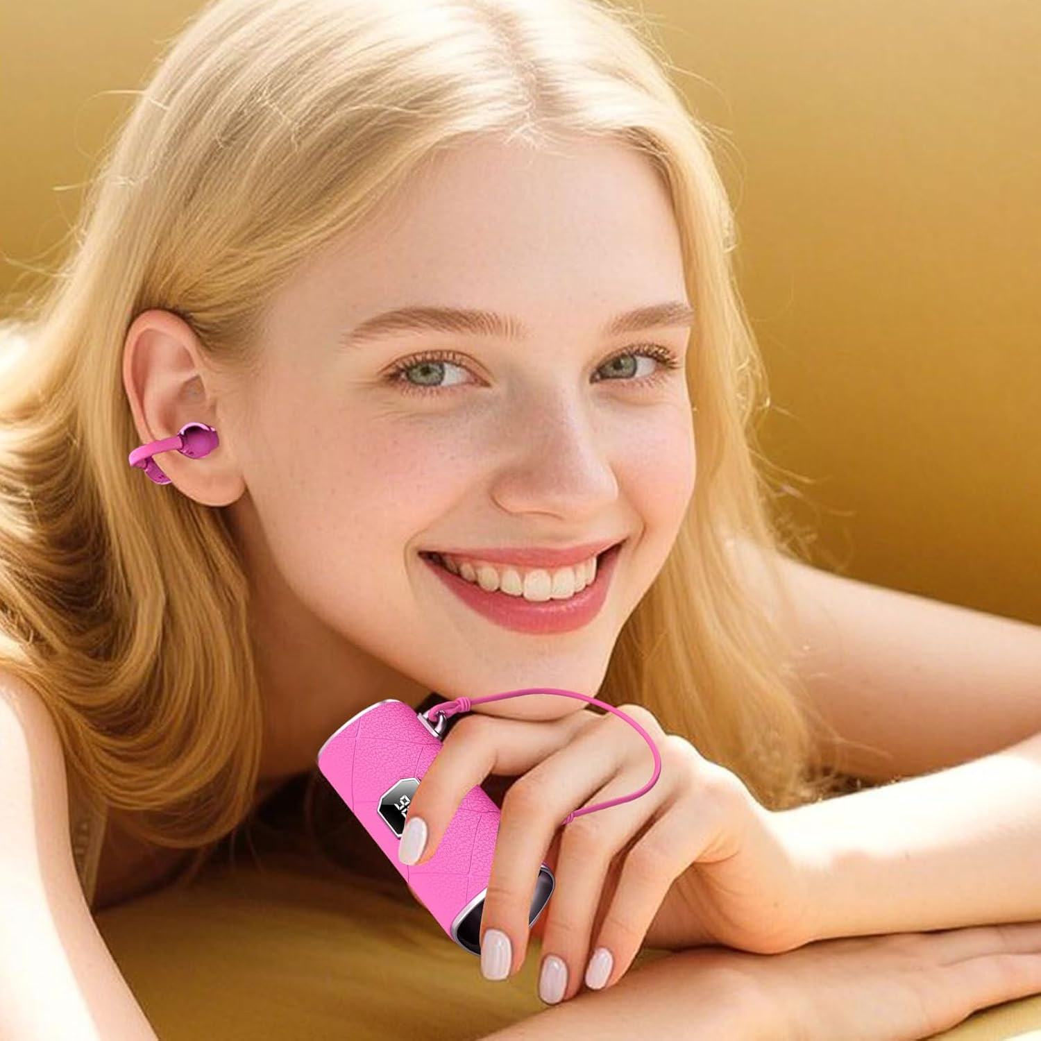 Clip Earbuds,Handbag Ear Cuff Headphones Wireless Earbuds - Noise Cancelling Headphones for Women Sports Workout Gym Running Cycling Travel Outdoor Commuting Birthday Work image number 3