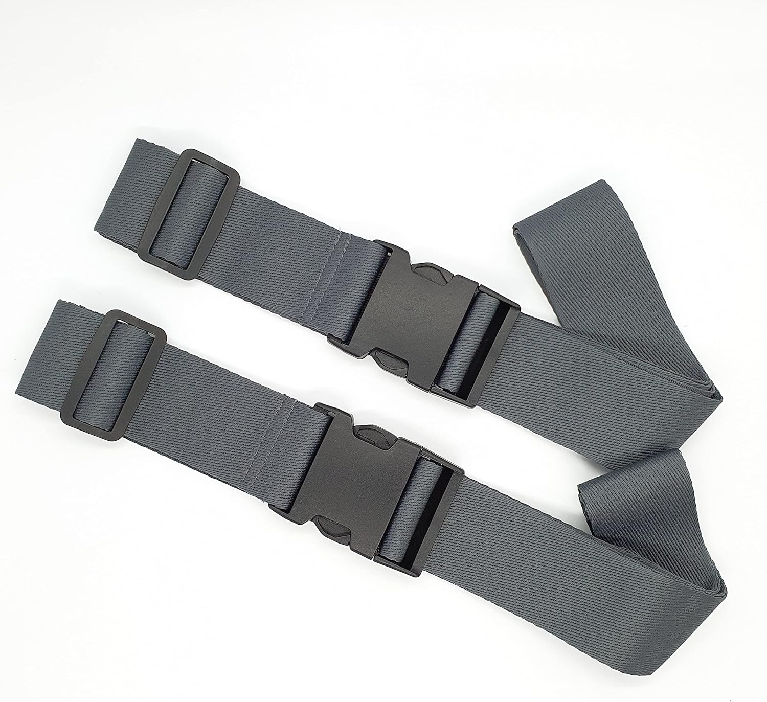 ONE K 2PCS Topper/Memory Foam Mattress Packing Straps for Moving or Storage (60" X 2", Dark Grey) image number 2