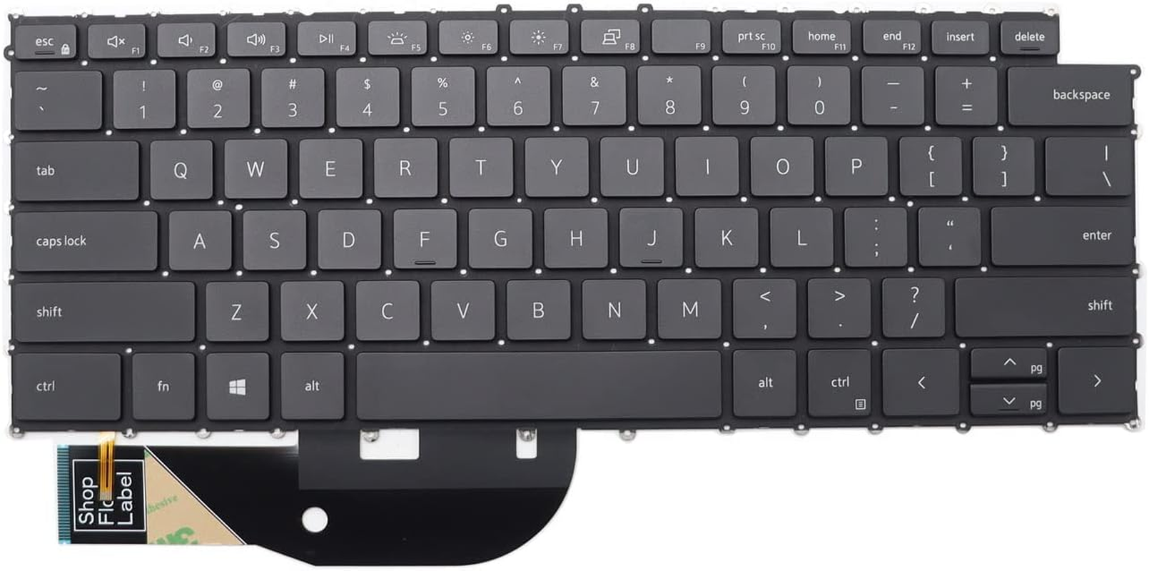 New Replacement Keyboard Compatible with Dell XPS 9500 9510 9700 9710 Precision 5550 5560 5750 5760 with Backlit