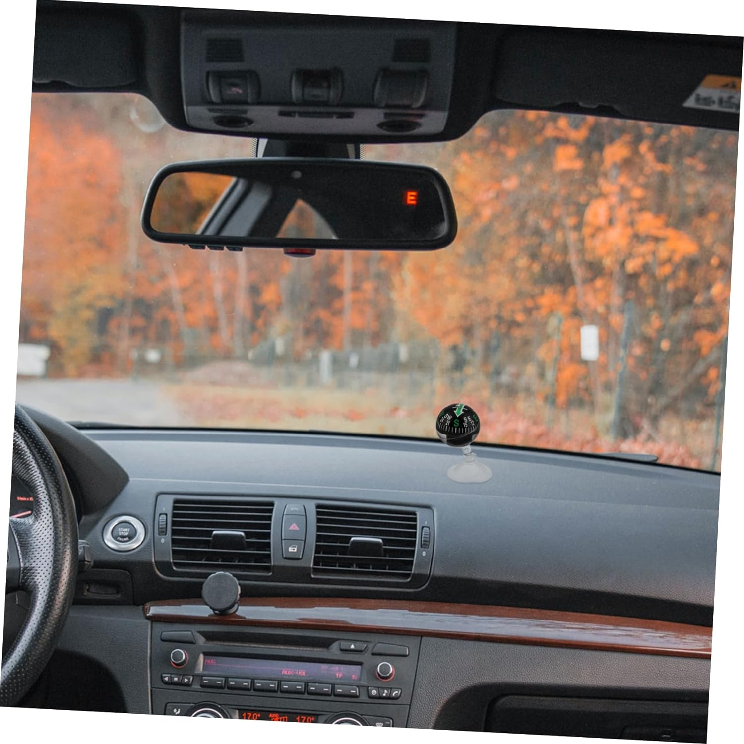 Kichvoe Car Dashboard Compass with Suction Cup Accurate Navigation Tool for Vehicles and Boats High Precision Dash Mount Navigation Compass for Outdoor Adventures image number 5