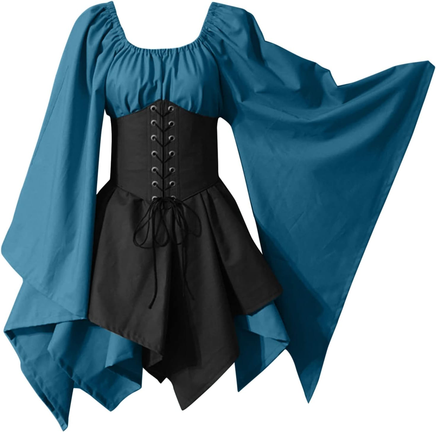 Women'S Medieval Dress Vintage Renaissance Victorian Dress Traditional Viking Costume Halloween Cosplay Costumes