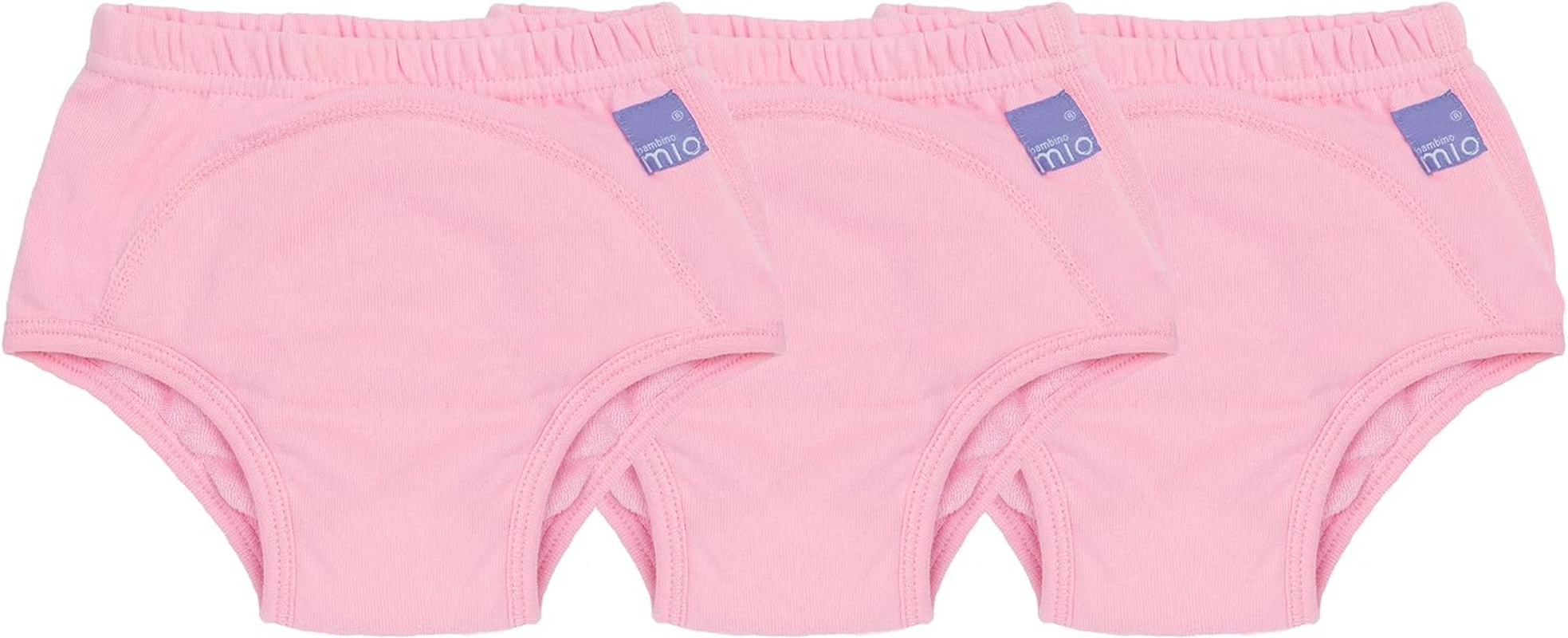 Bambino Mio, Potty Training Pants, Light Pink, 18-24 Months, 3 Pack - 2-3 Years, Blue image number 2