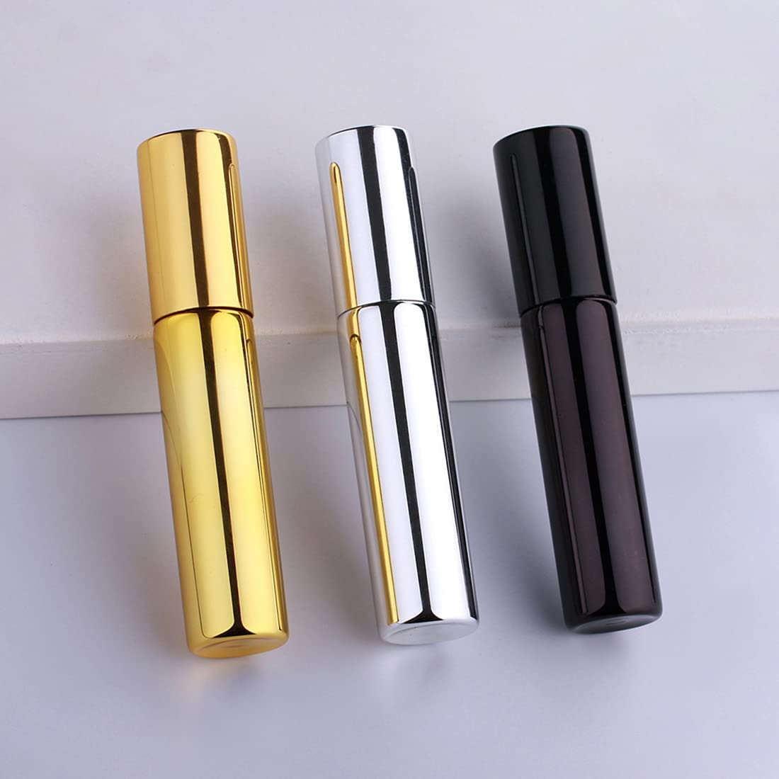 3 PCS of 10Ml Portable Perfume Spray Bottle,Mini Refillable Perfume Atomizer Bottle Scent Pump Case for Traveling and Outgoing