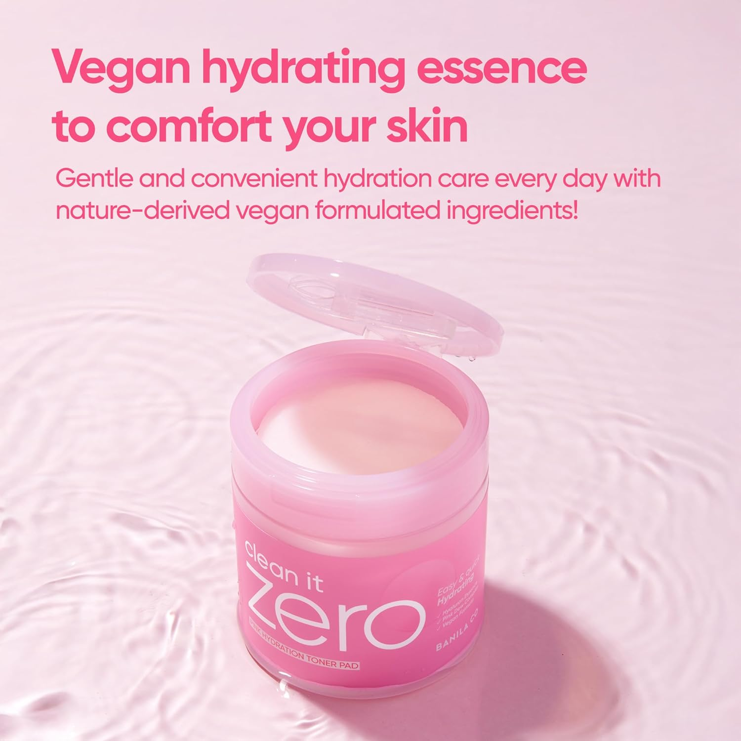Banila Co Clean It Zero Pink Hydration Toner Pad
