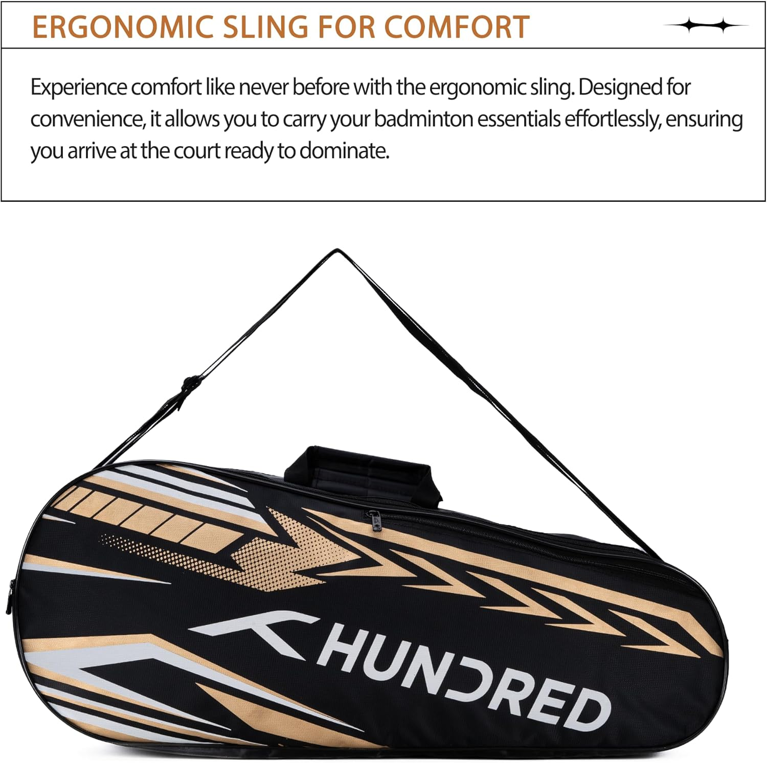 HUNDRED Urban Pod Badminton Kit-Bag .. image number 4