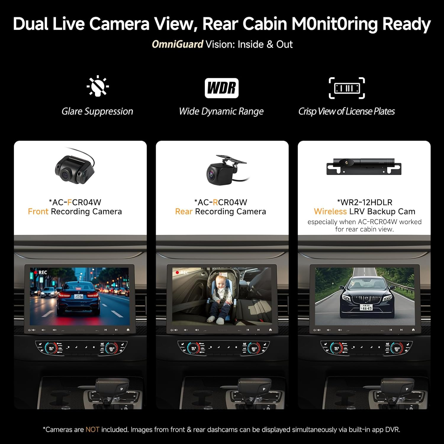 [10" QLED] ATOTOZONE Android AI Double-Din & Single-Din Adaptive Car Stereo Head Unit with Floating Screen, 4G LTE, Wi-Fi/Bt/Usb, Wireless Carplay&Android Auto, 4G+32G, SCVC/LRV, S8G1104MS image number 1