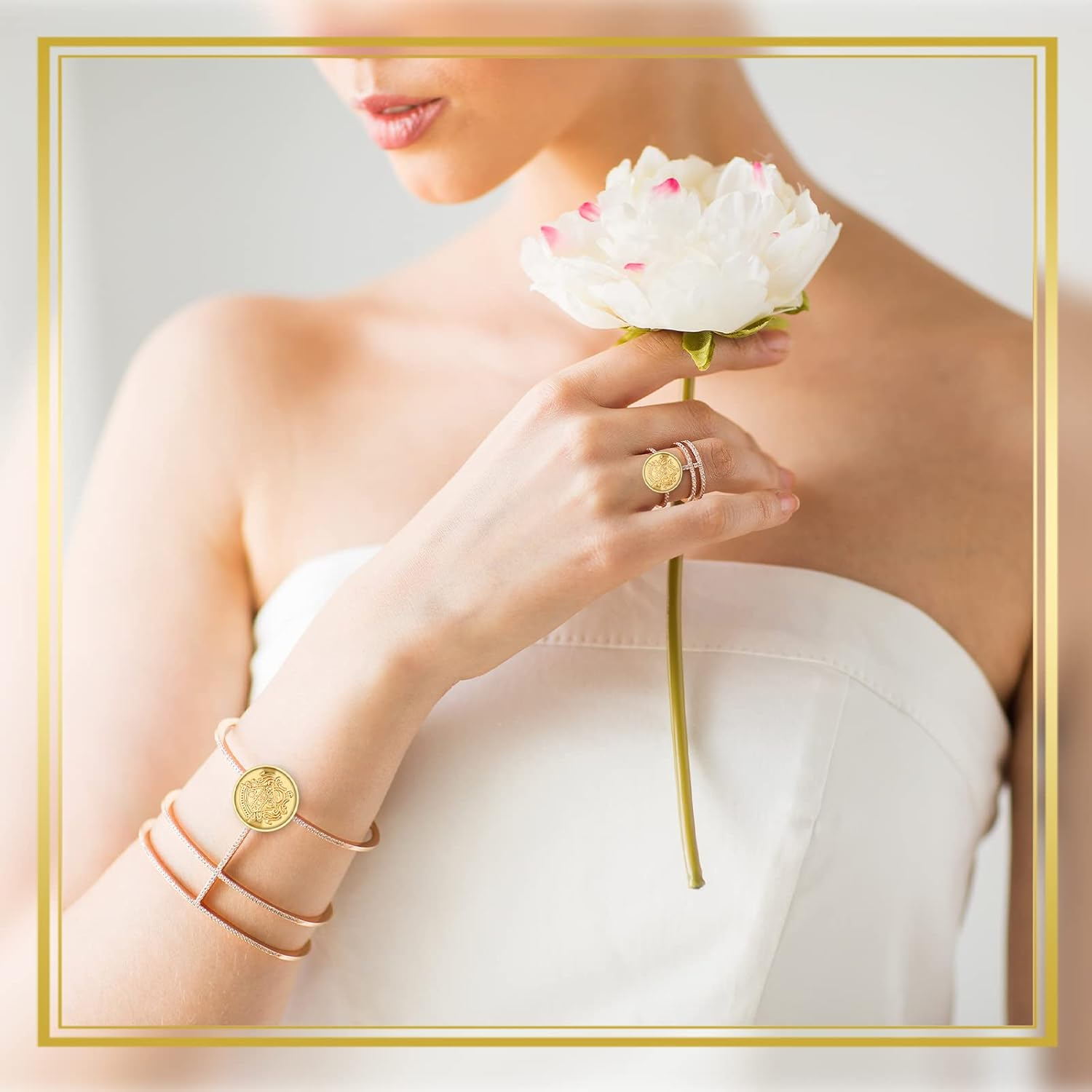 40 Pcs Metal Blazer Button Set - Vintage Gold Sewing Buttons with Emblem Shank for Suits, Sport Coat, Uniform Jacket - Brass 15Mm 18Mm 21Mm 25Mm