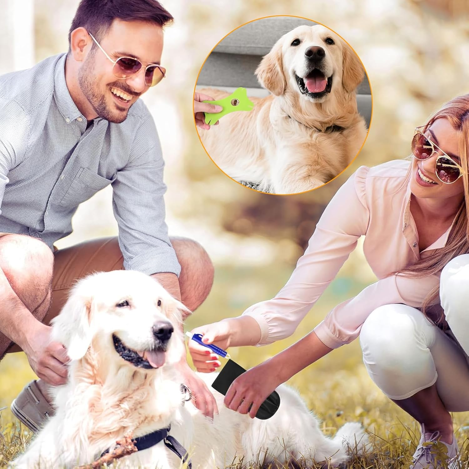 Vireeyu 7-Piece Stainless Steel Flea & Tick Removal Tool Set - Safe Tick Protection for Dogs, Cats, Pets & People - Includes Tick Tweezers, Hook, Card & More image number 4