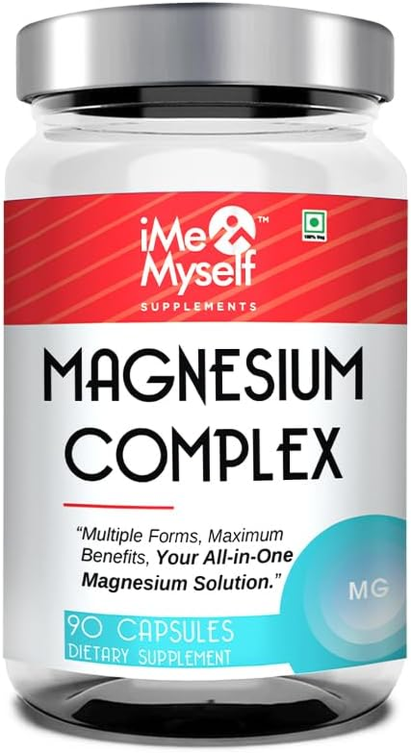 Imemyself Magnesium Complex &ndash; 90 Capsules | All-In-One Magnesium Solution for Multiform Benefits image number 6