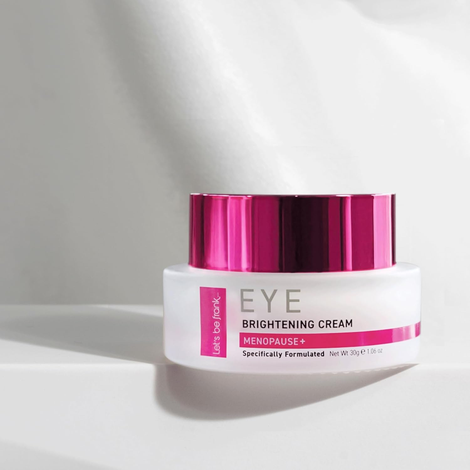Be Luminous Brightening Eye Cream - Menopause Skincare. for Radiant Eyes, Reduced Wrinkles, Enhanced Firmness and Elasticity, Even Toned Appearance. with Argireline Amplified Peptide, Sweet Almond Oil