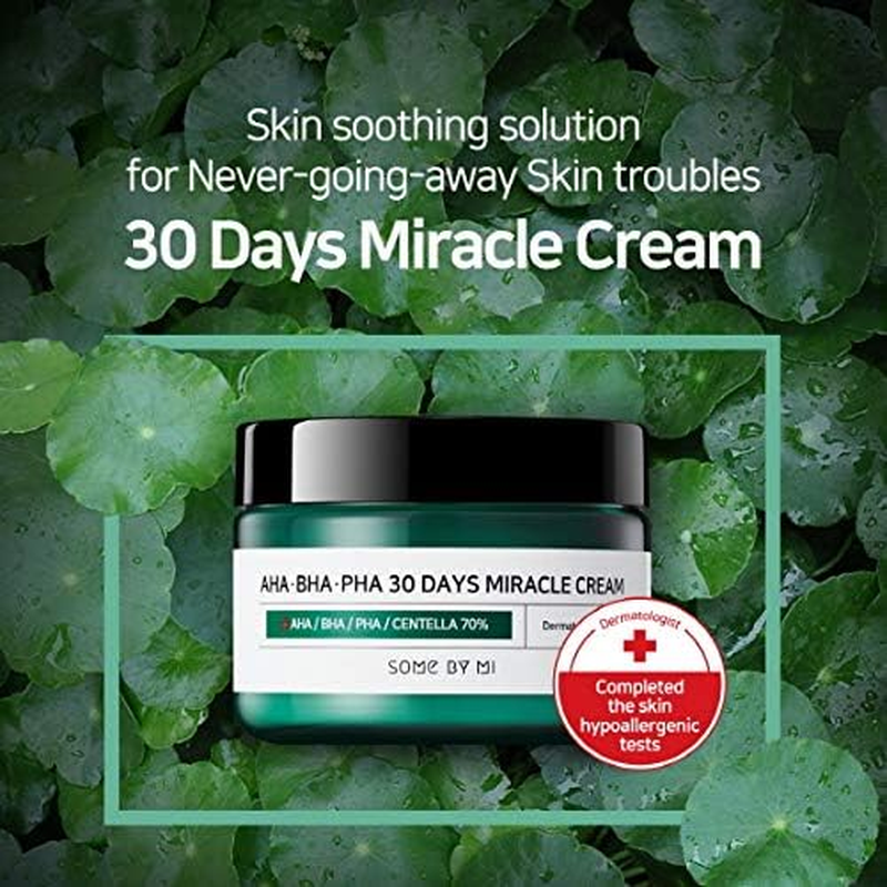 Somebymi AHA BHA PHA Miracle Cream 50Ml (1.7Oz) Skin Barrier & Recovery, Soothing with Tea Tree 10,000Ppm for Wrinkle & Whitening Care Somebymi AHA BHA PHA Miracle Cream 50Ml (1.7Oz) Skin Barrier & Recovery, Soothing with Tea Tree 10,000Ppm for Wrinkle & Whitening Care image number 2