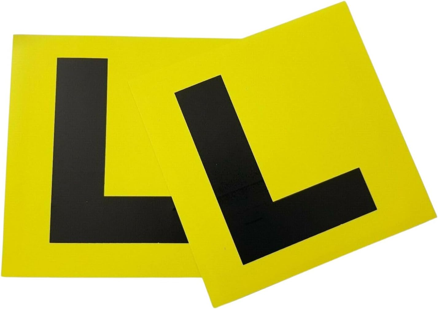 Leona Co All States AU 2Pk Yellow Driver Magnetic L Plate Strong Driver Learner Plates for Cars &ndash; No Tools Needed, Paint-Safe Magnetic L Plates for All Australian States (17 X 15 Cm) image number 2