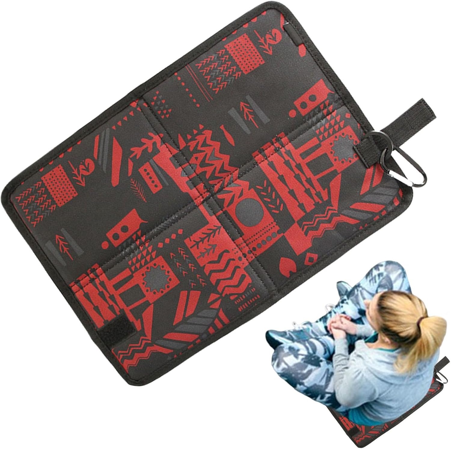 Stadium Seat Cushion - Camping Chair Pad,Portable Folding Seat Cushion for Camping Fishing Backpacking Home Picnic Stadium Hiking image number 6