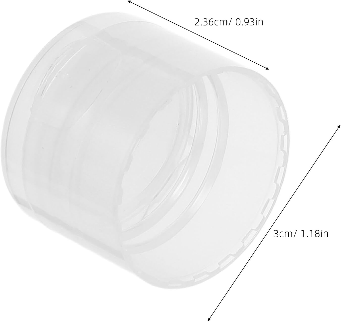 BESTYASH 100Pcs 28Mm PP Plastic Flip Top Caps for Lotion Bottles, Refillable Cosmetic Bottle Accessories, Replacement Dispensing Lids for Shampoo and Moisturizer Containers