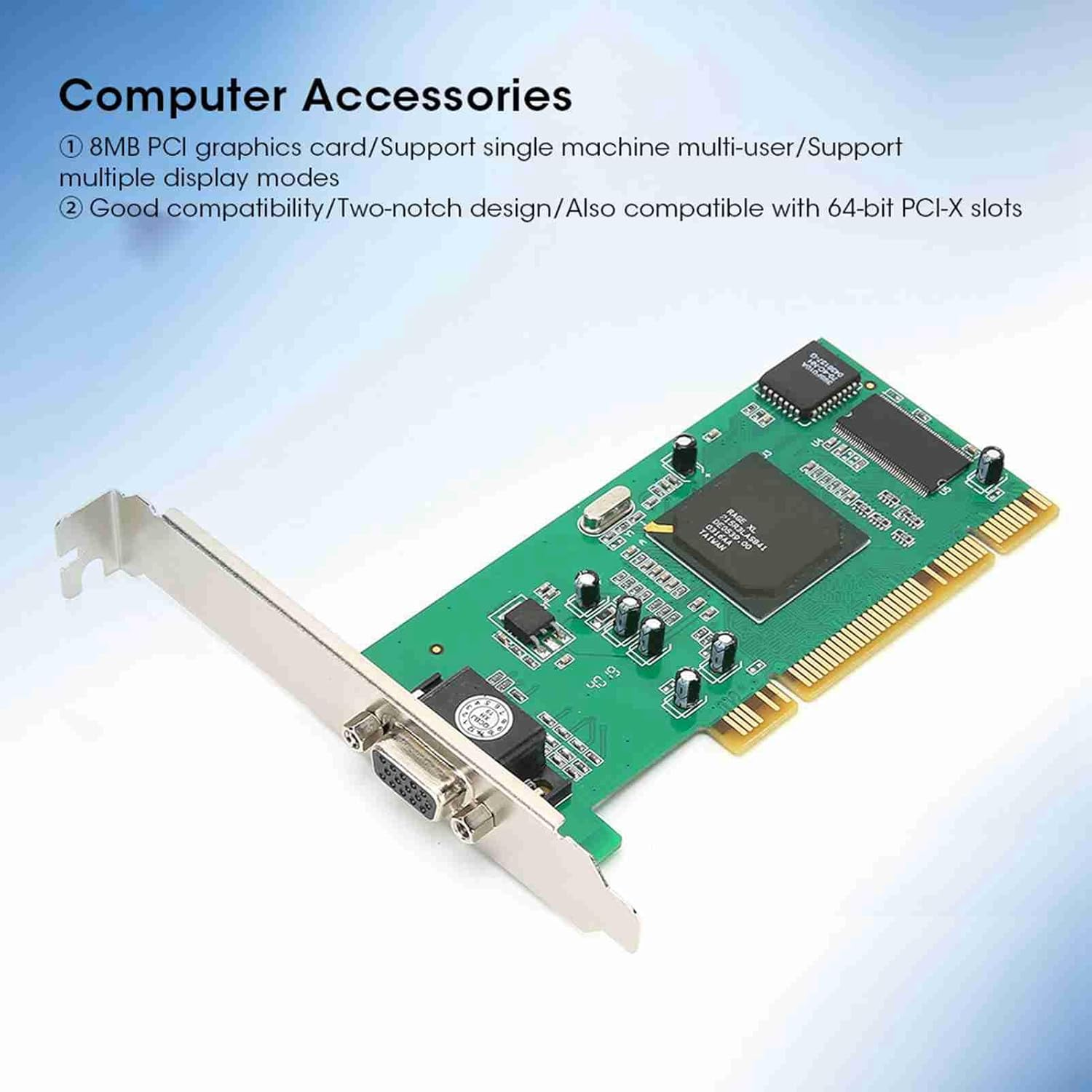 VGA Card, High Performance Stable Graphics Card, Industrial Computer Display Server for Desktop Computer image number 5