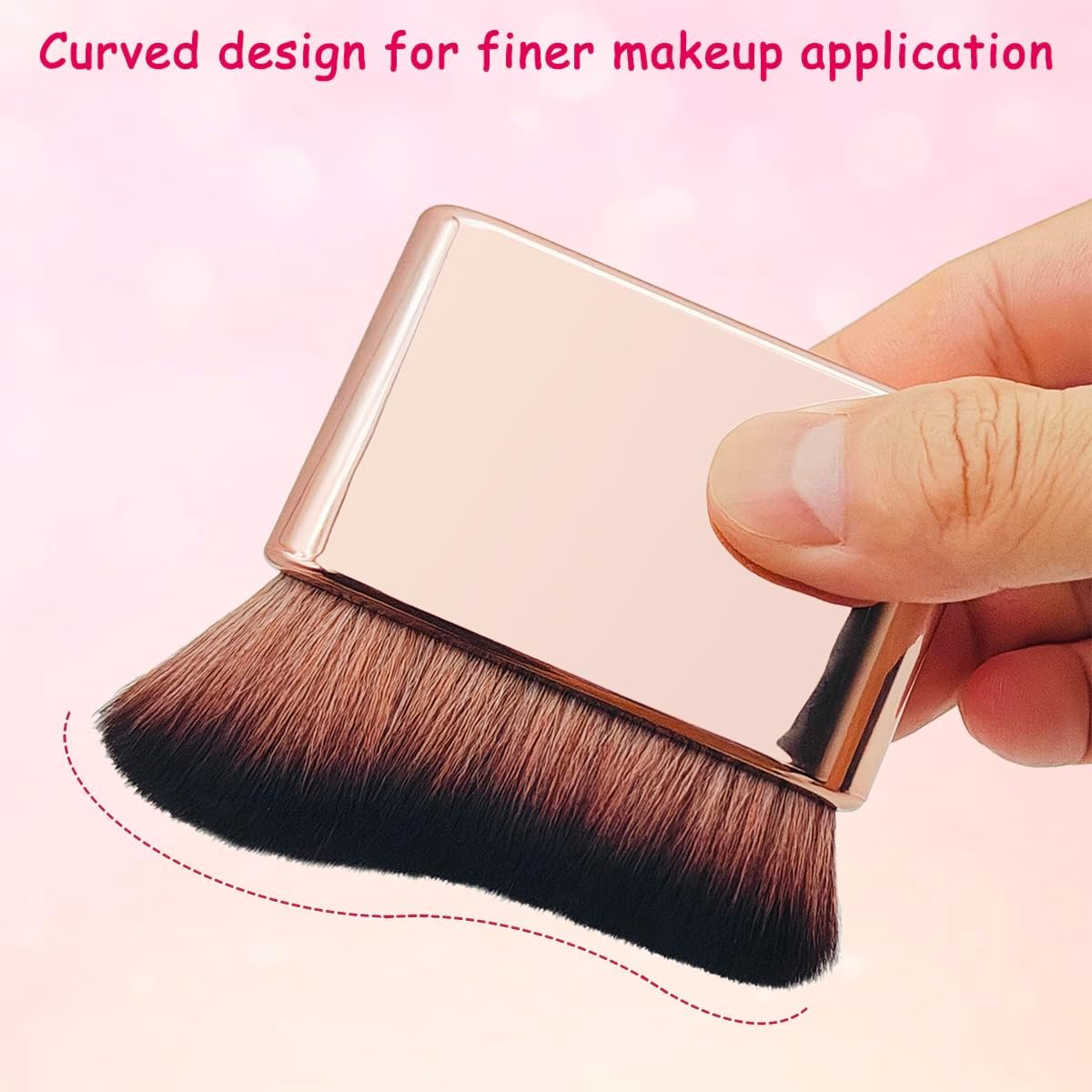 Self Tanning Blend Brush, Sonku Professional Self Tanner, Bronzer Brush Makeup Brush, Face and Body Brush image number 2