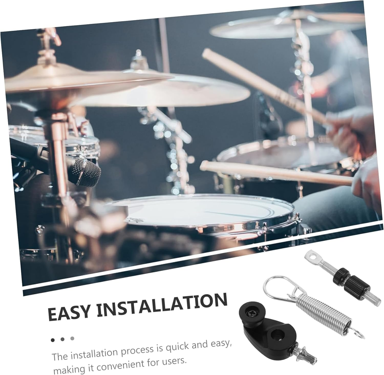 1 Set of Bass Drum Foot Pedal Parts,Metal Drum Foot Pedal Spring Cam Tensioner Springs Compatible with Percussion Instrument Parts,Diy Parts Replacements,Bass Drum Accessories image number 5