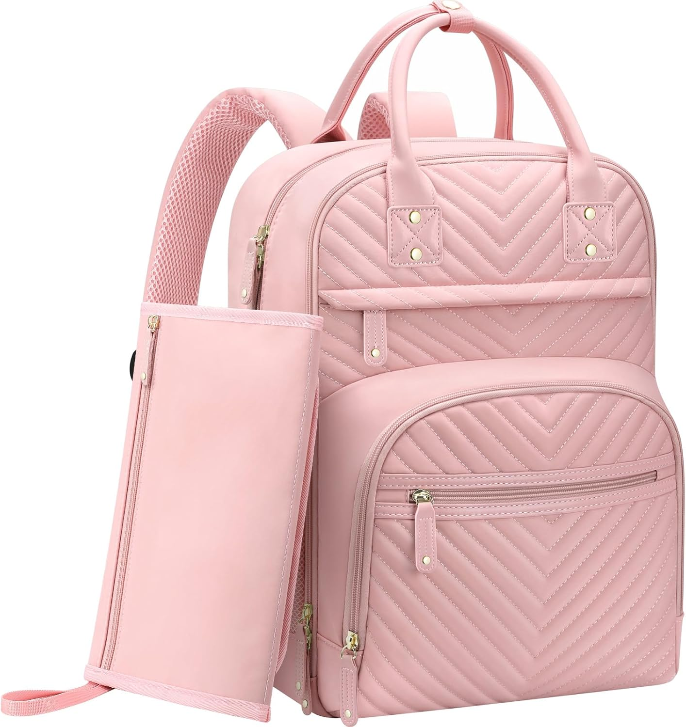 Diaper Bag Backpack Tote for Women Large Capacity, Baby Bag with Insulated Pockets Multifunctional Diaper Bags