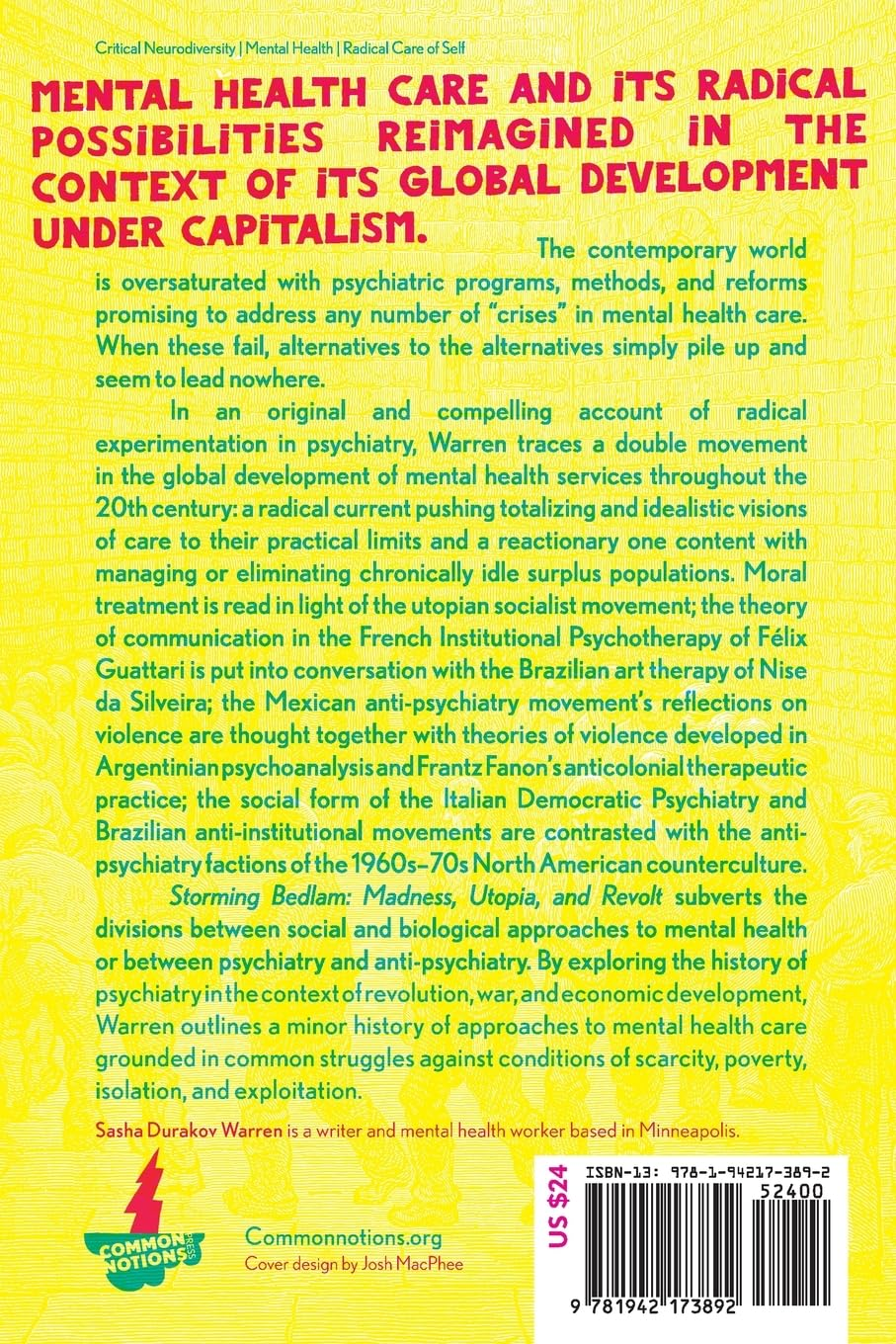 Storming Bedlam: Madness, Utopia, and Revolt