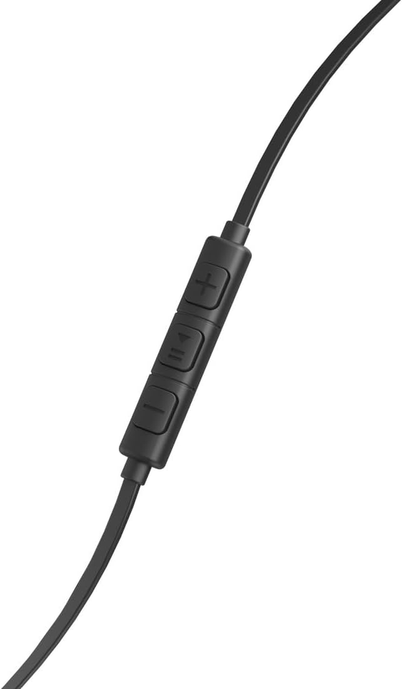 Hama Joy In-Ear Headphones, Wired, Microphone, Flat Cable, Black image number 5