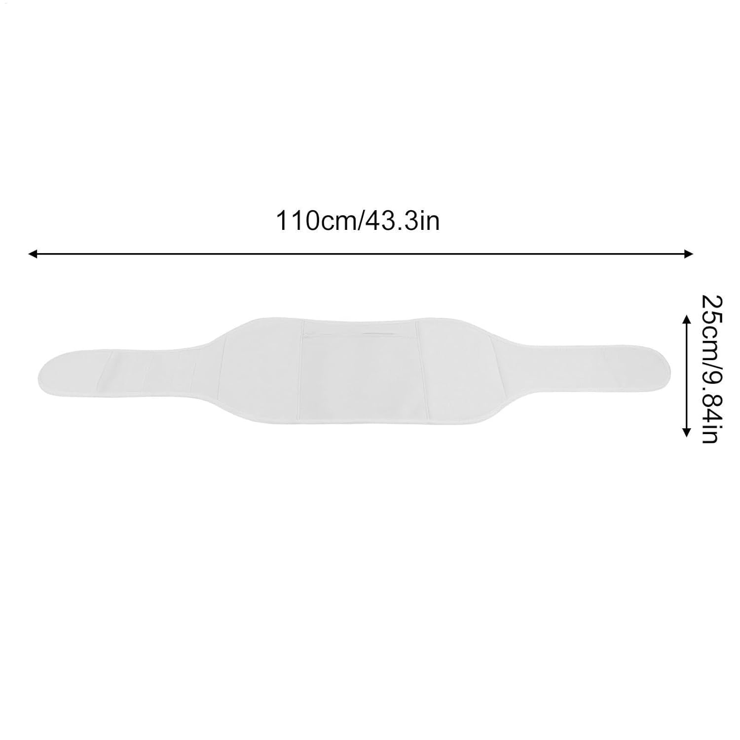 Castor Oil Compress - Belly Pack - anti Oil Leak Organic Castor Oil Pack Wrap Neck Adjustable Strap, Reusable for Men image number 3