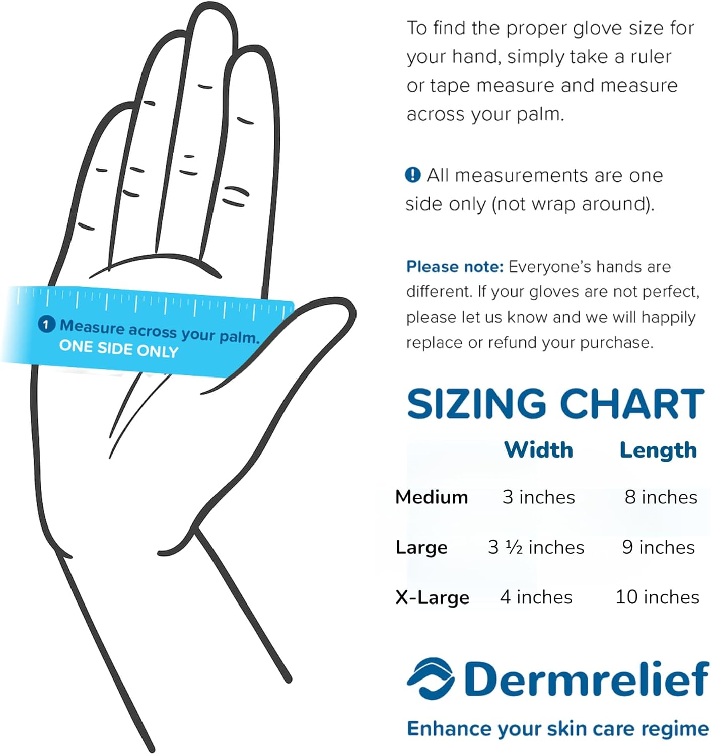 Dermrelief Cotton Gloves Fits All - for Beauty, Dry Hands, Eczema, Dermatitis and Psoriasis (5 Pairs) with Free Gift (Touchscreen Finger Sleeves) (Medium) image number 4