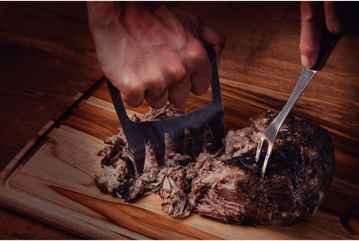 Tramontina Churrasco Multipurpose Claw with Stainless Steel Blade and Wooden Handle image number 5