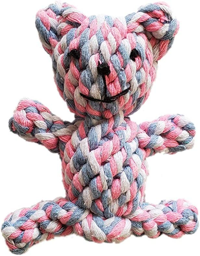 Dog Rope Toy Set Puppy Pet Chew Training Animal Design Durable Interactive Toys Dental Health Teeth Cleaning Toy for Small Medium Dog Biting Toys