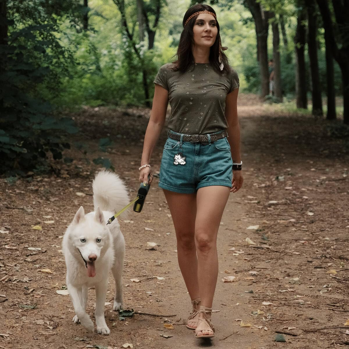 Reflexy Flying Unicorn Cat Reflector Pendant &ndash; Recycled Felt Pedestrian Reflector Reflector Pendant Unicorn Cat Fly Magic Dream Dream Kitten Cloud image number 2