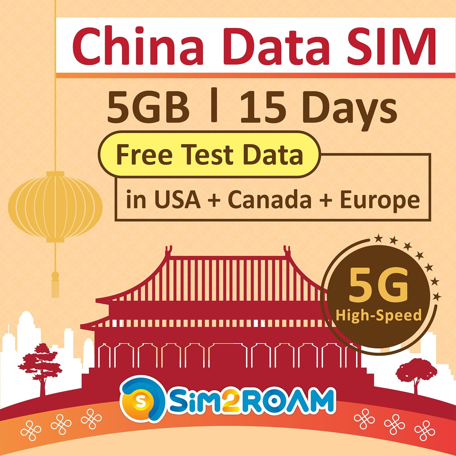 China Data Only SIM Card 15Days|Mainland China & Macau|5Gb of 5G/4G High-Speed Internet Data|Free Test Data in Australia|Unrestricted Internet Access, Support Google, Facebook, What'S App, Instagram+ image number 2