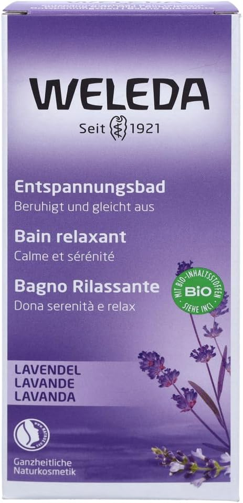 Weleda Lavender Relaxing Bath Milk 200Ml Case of 3 image number 2